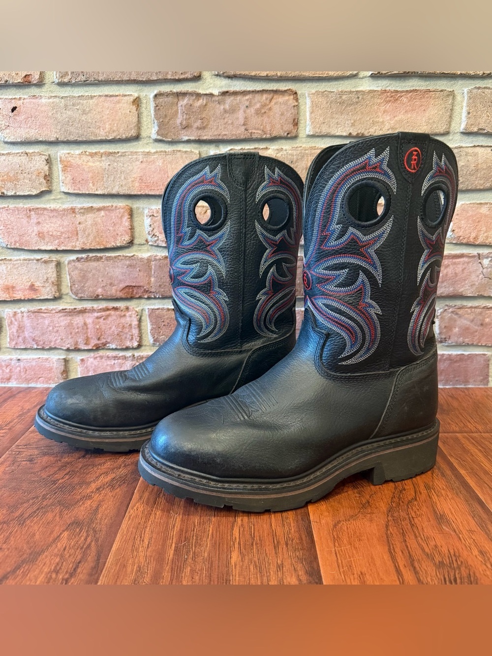 Men's Tony Lama 3R Western Safety Boots size 10